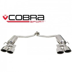 ME11 Cobra Sport Mercedes C Class W204 C250 Diesel (2007-2013) AMG Style - Quad Exit Rear Section, Cobra Sport, ME11